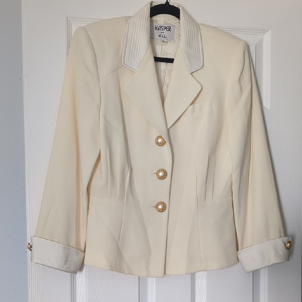 Kasper Women's Cream Blazer